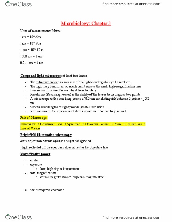 MICRB 107 Lecture Notes - Lecture 2: Flagellum, Iodine, Lipopolysaccharide thumbnail