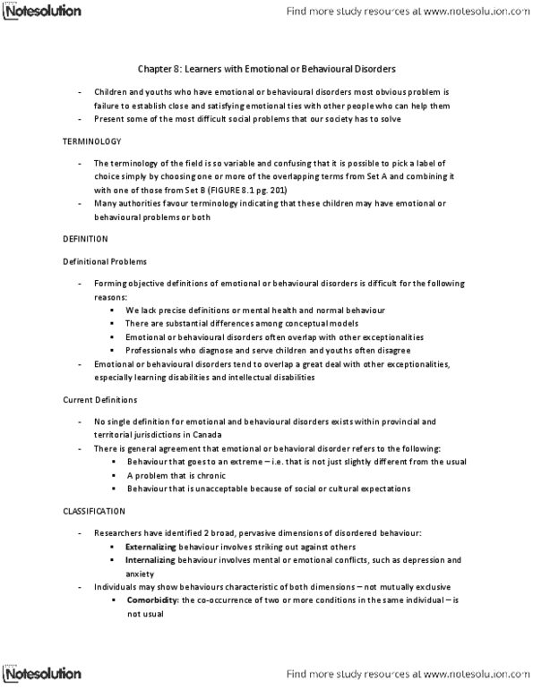 FRHD 2110 Lecture Notes - Encopresis, Conduct Disorder, Reinforcement thumbnail