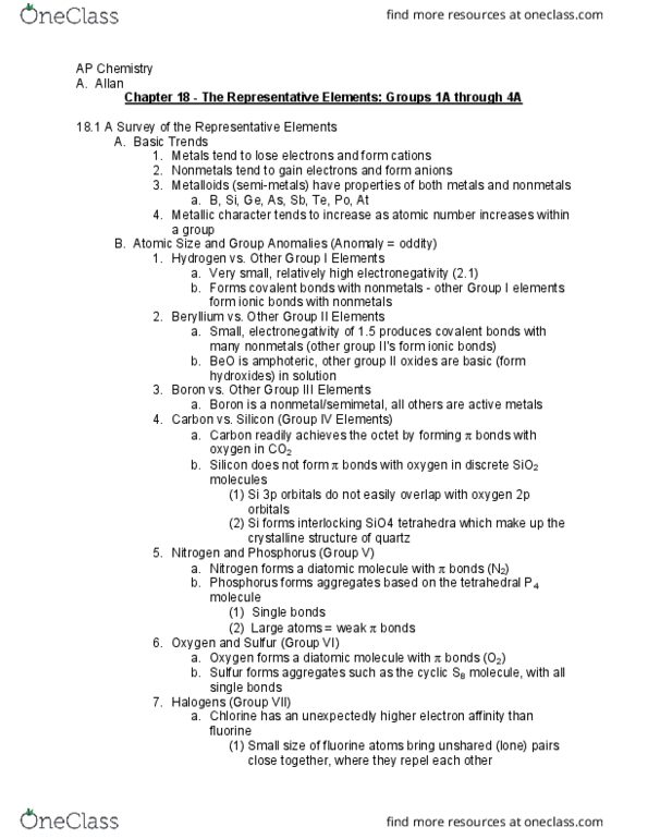 CHEM 112 Chapter Notes - Chapter 17: Nitride, Potential Method, Indium thumbnail