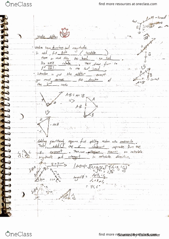 PHYS 040A Lecture 2: Vector Addition thumbnail