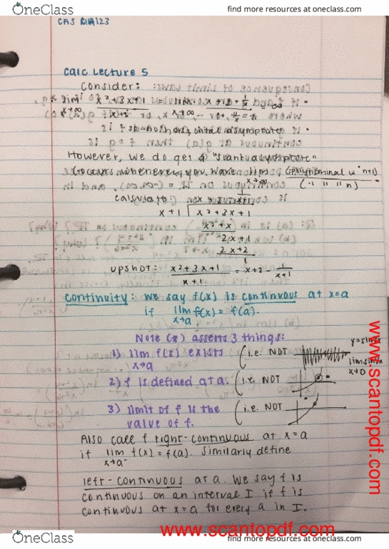 CAS MA 123 Lecture 5: Continuity thumbnail