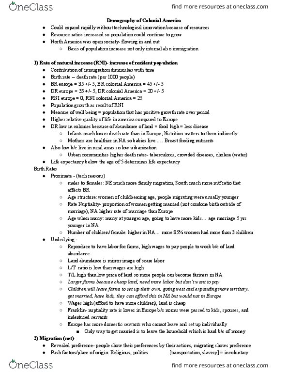 ECON 2060 Lecture Notes - Lecture 1: Per Capita Income, Sugar Act, Competitive Advantage thumbnail