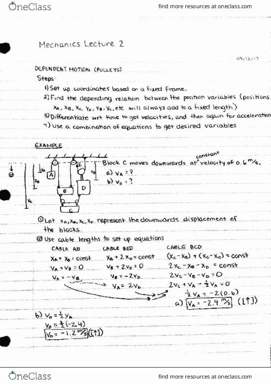 MCG 2108 Lecture Notes - Lecture 2: Rna, Coordinate System, Lincoln Near-Earth Asteroid Research thumbnail