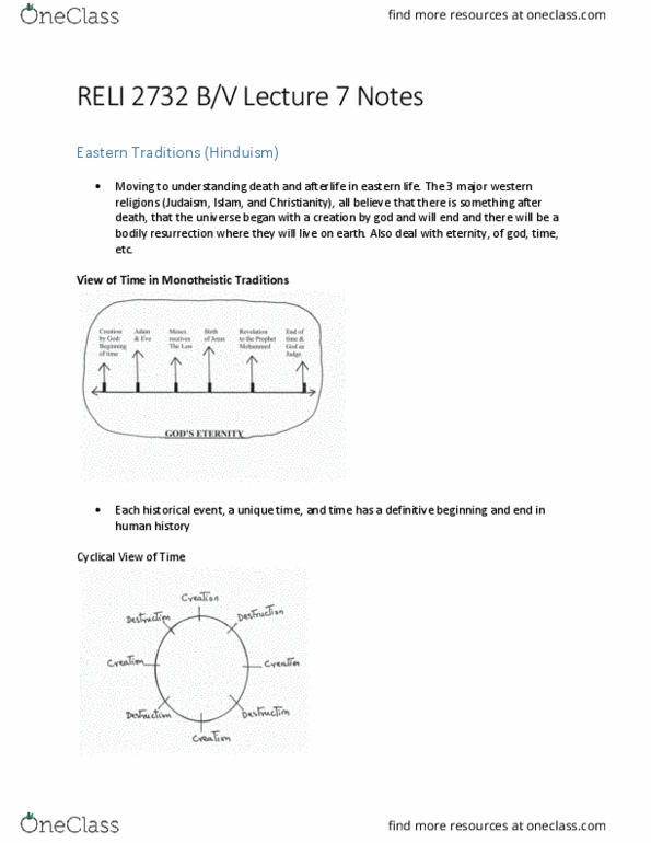 RELI 2732 Lecture Notes - Lecture 3: Suicide, O Death, Oil Lamp thumbnail