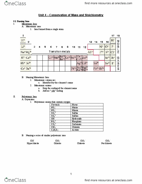 CHEM 112 Chapter Notes - Chapter 4: Sodium Hydroxide, Bayerischer Rundfunk, Lead(Ii) Chloride thumbnail