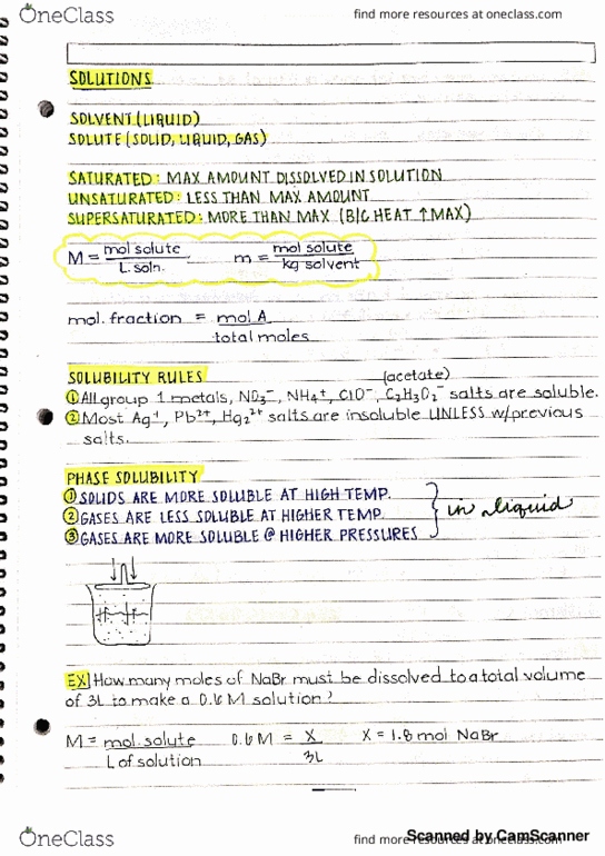 CHEM 142 Midterm: Solutions - OneClass