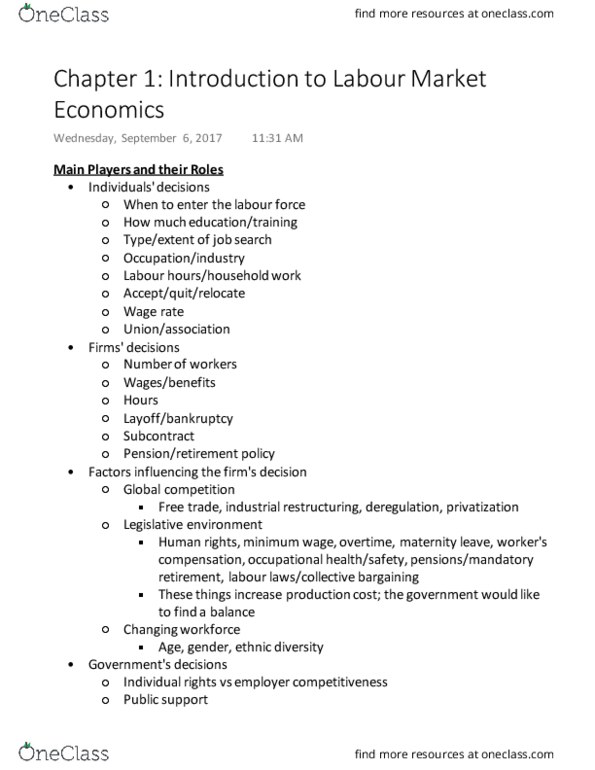 ECON 2A03 Lecture Notes - Lecture 2: Vocational Rehabilitation, Unemployment Benefits, Individual And Group Rights thumbnail