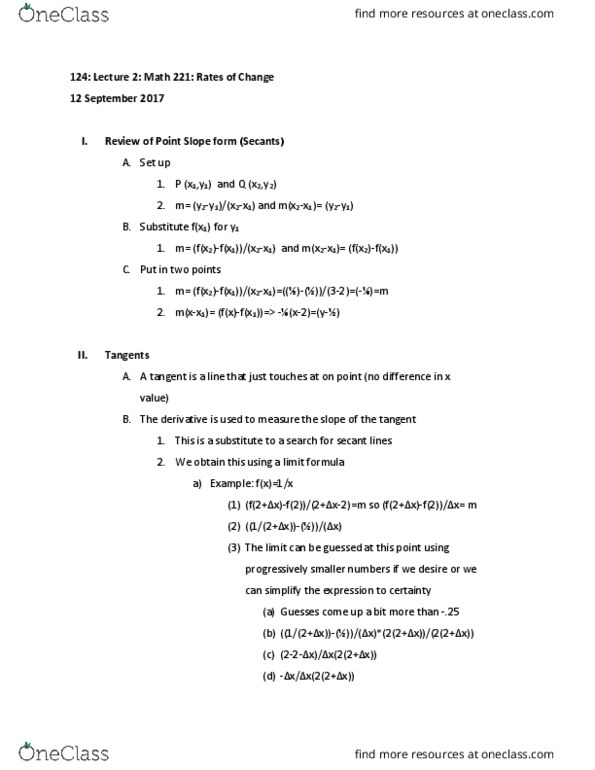 MATH 221 Lecture Notes - Lecture 2: Moodle thumbnail