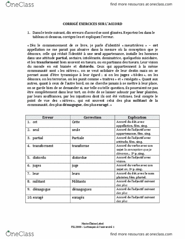 FSL 2000 Lecture Notes - Lecture 5: Le Monde, Jeune Afrique, Homophone thumbnail