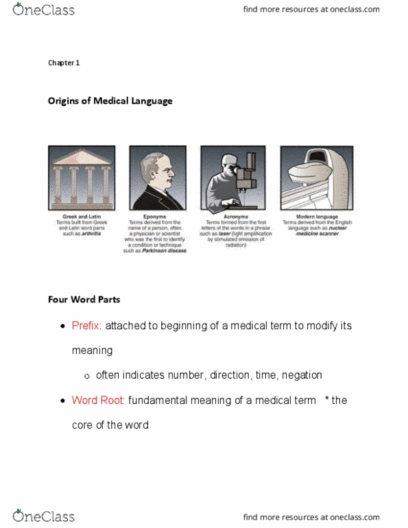 MEDT200 Lecture 1: Chapter 1 Notes thumbnail