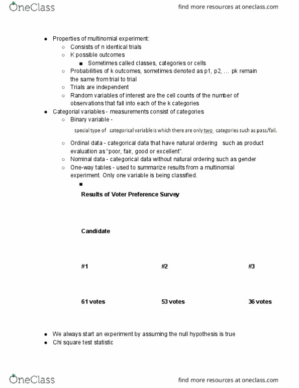 STAT 350 Lecture Notes - Lecture 4: Design Patterns, Null Hypothesis, Contingency Table thumbnail