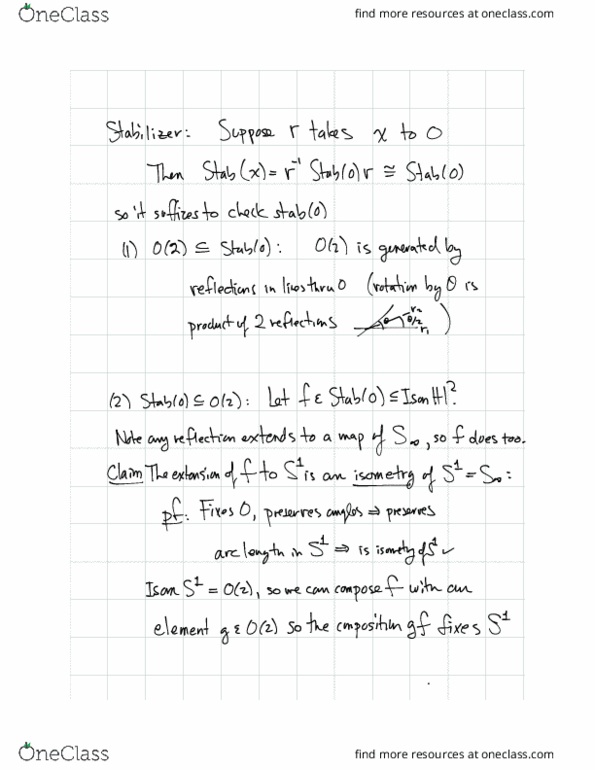 ENGINEER 1C03 Chapter 5.2: Geometric Theory 5.2 thumbnail