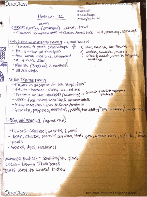HORT 120 Lecture Notes - Lecture 4: Eocene thumbnail