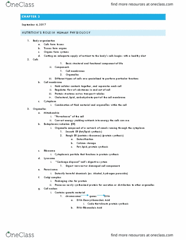 NTRI 2000 Lecture Notes - Lecture 3: Thyroid, Myelin, Lymph Node thumbnail