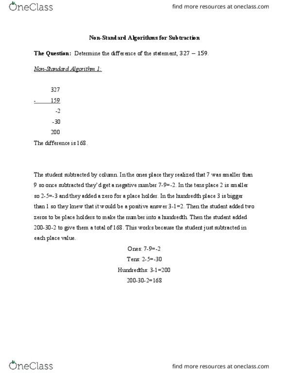 MATH 3295 Lecture Notes - Lecture 3: Negative Number thumbnail