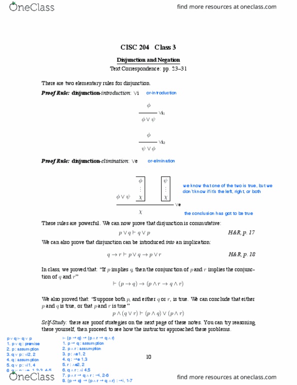 CISC 204 Lecture Notes - Lecture 3: Complex Instruction Set Computing, Sequent thumbnail