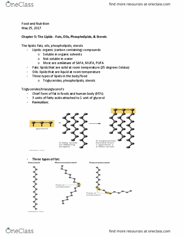 Foods and Nutrition 1021 Lecture Notes - Lecture 5: Low-Density Lipoprotein, Hypercholesterolemia, Lecithin thumbnail