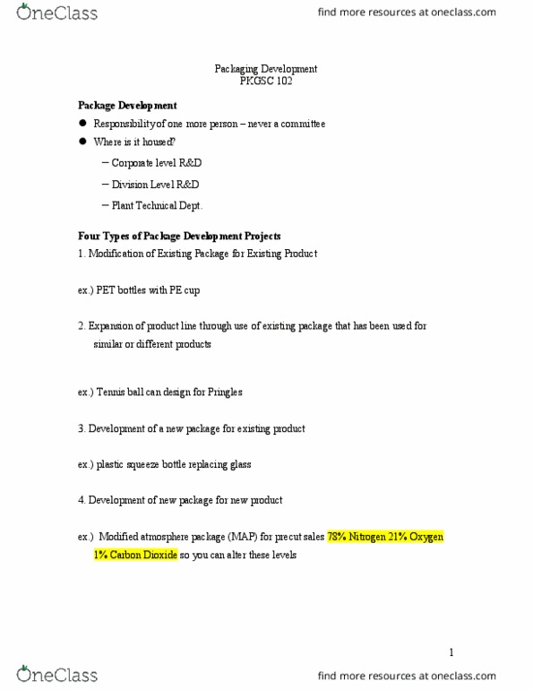 PKSC 1020 Lecture Notes - Lecture 12: Tennis Ball, Modified Atmosphere, Gantt Chart thumbnail