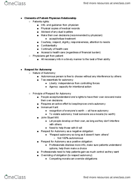 PHIL 1165 Chapter Notes - Chapter 2: Immanuel Kant, John Stuart Mill, Deontological Ethics thumbnail