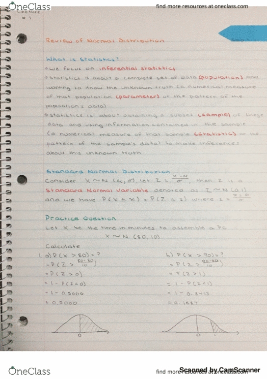 MSCI 2020 Lecture 1: Data Analysis II Lecture 1 Note thumbnail