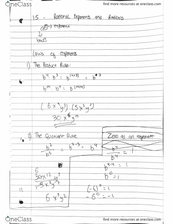 MTH 1310 Lecture 2: Math notes 2 thumbnail