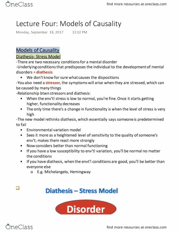 PSYCH 2AP3 Lecture Notes - Lecture 4: Attention Deficit Hyperactivity Disorder, Attention Deficit Hyperactivity Disorder Predominantly Inattentive, Autism Spectrum thumbnail