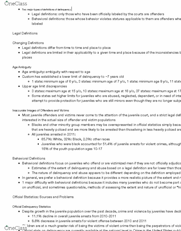 CJJ-4010 Chapter Notes - Chapter 2: List Of Statistical Packages thumbnail