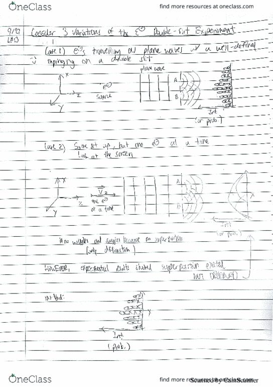 L07 Chem 111A Lecture 13: 3 Variations of the Electron Double-Slit Diffraction Experiment and The Copenhagen Interpretation & Quantum Weirdness (Sep 27 2017) thumbnail