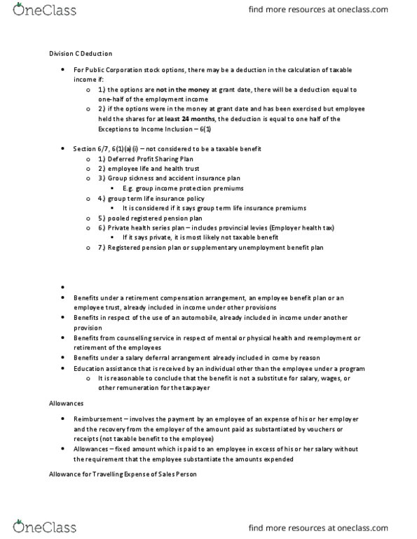 BU357 Lecture Notes - Lecture 4: Term Life Insurance, Conscription, Pension thumbnail