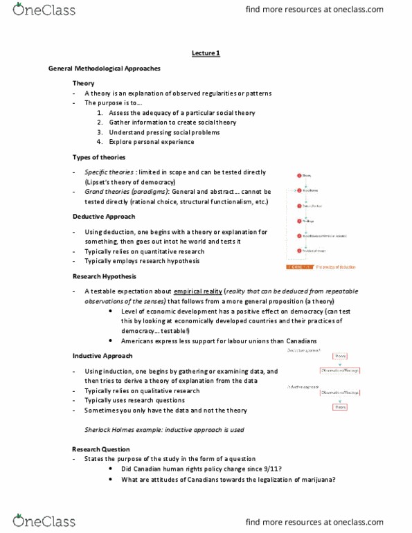 SCS 2150 Lecture Notes - Lecture 1: Statistical Hypothesis Testing, Structural Functionalism, Relate thumbnail