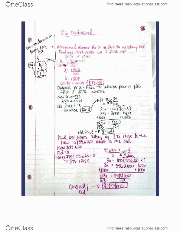 MAB 110 Lecture 11: 2.6 percent and mixture (2 of 4) thumbnail