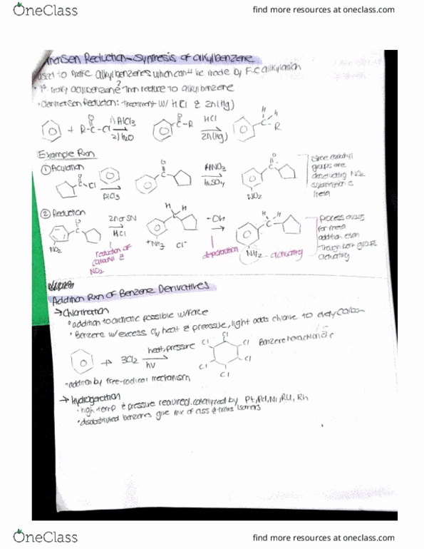 CHEM 2020 Lecture 24: reduction synthesis of cyclobenzene thumbnail