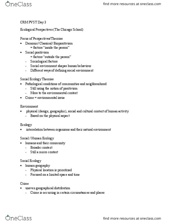 CRM 2301 Lecture Notes - Lecture 3: Spanning Tree Protocol, Theoretical Ecology, Human Geography thumbnail