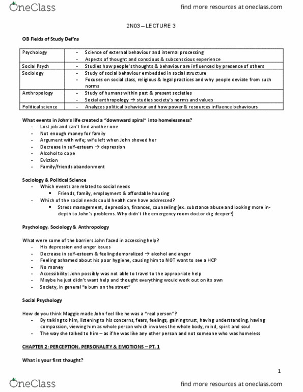 COLLAB 2N03 Lecture Notes - Lecture 2: Social Anthropology, Stress Management, Psych thumbnail