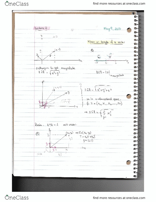 ENGR 233 Lecture Notes - Lecture 2: Tangent Space, Glossary Of Ancient Roman Religion, Cross Product thumbnail