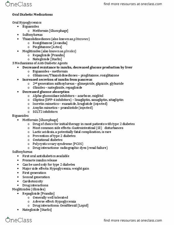 NURS 3220 Lecture Notes - Lecture 17: Somnolence, Peripheral Neuropathy, Kidney Disease thumbnail