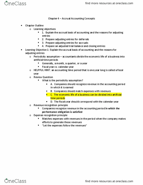 ACCT207 Lecture Notes - Lecture 4: Earnings Management, Uptodate, Retained Earnings thumbnail