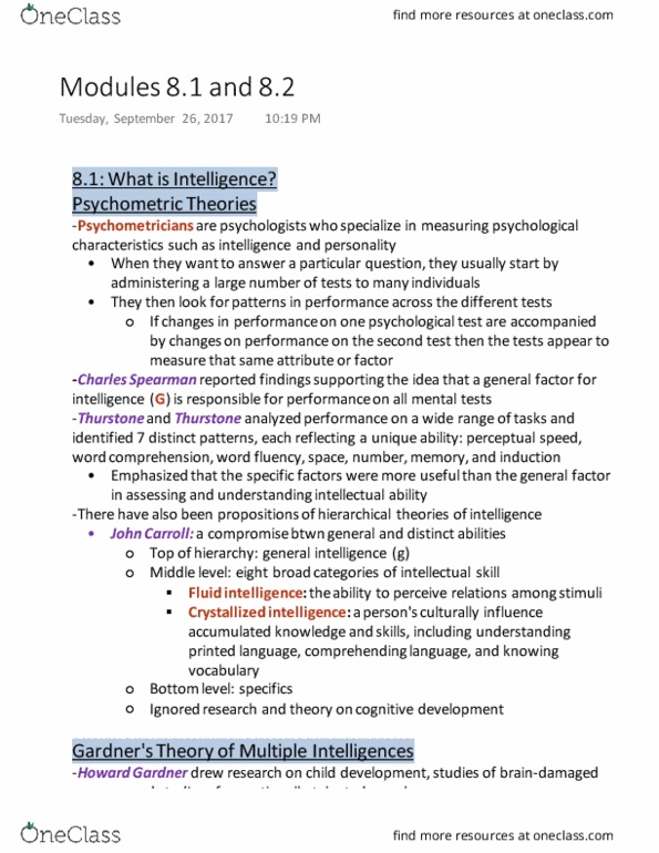 PSYCH 2AA3 Chapter Notes - Chapter 8: Asian Americans, Job Performance, Stereotype Threat thumbnail