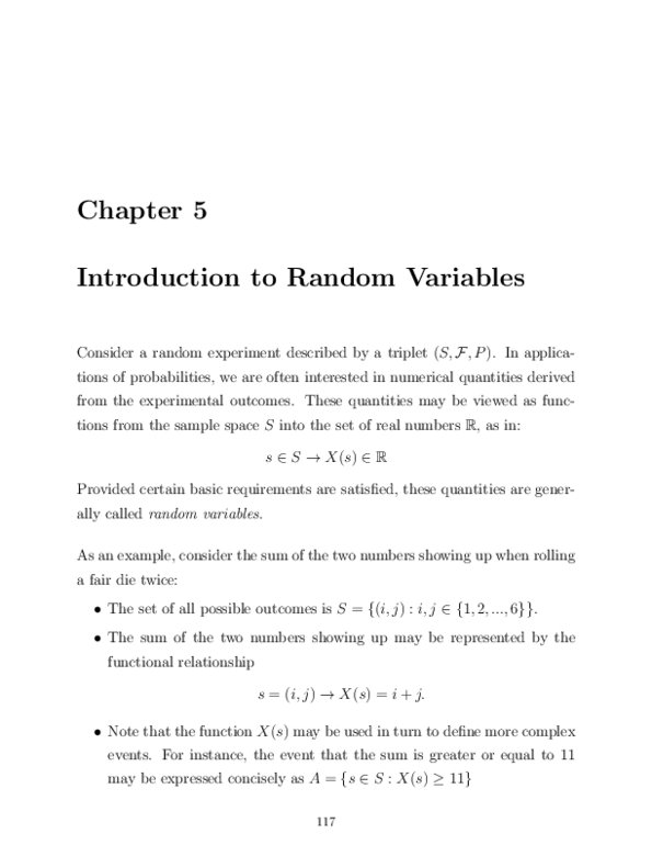 ECSE 305 Lecture Notes - Fair Coin, Random Variable, Inverse Function thumbnail