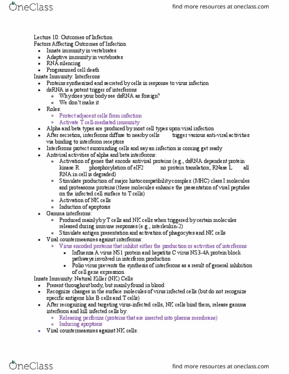 BSC 444 Lecture Notes - Lecture 10: Plasmodesma, Phloem, Immunodeficiency thumbnail