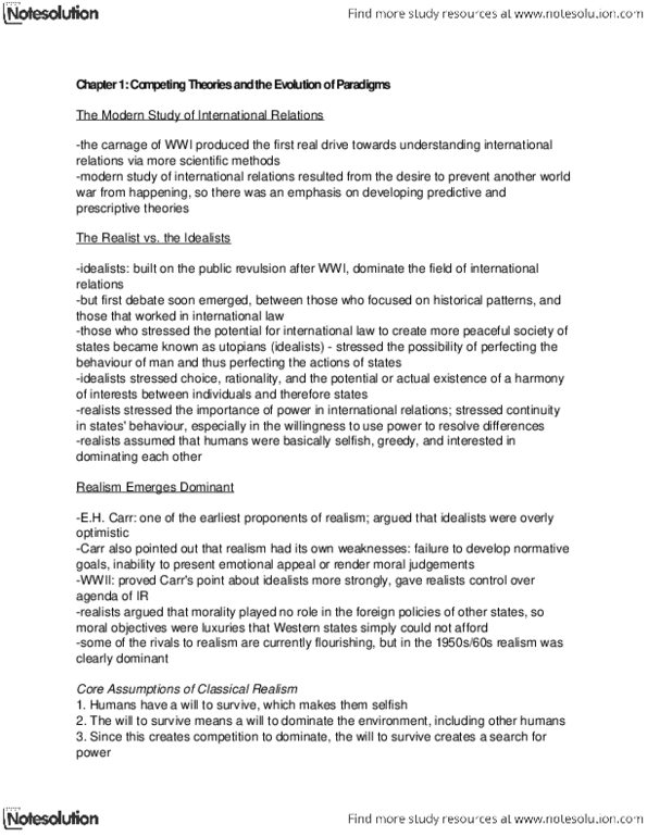 POLI 243 Chapter Notes - Chapter 1: Mercantilism, Comparative Politics, Co-Determination thumbnail