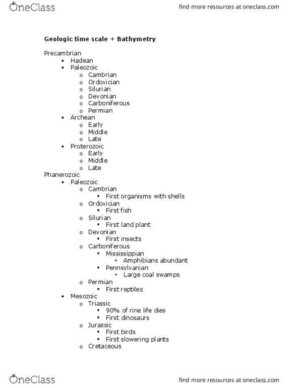 EOSC 314 Lecture 2: EOSC 314: Geologic Time Scale and Bathymetry thumbnail
