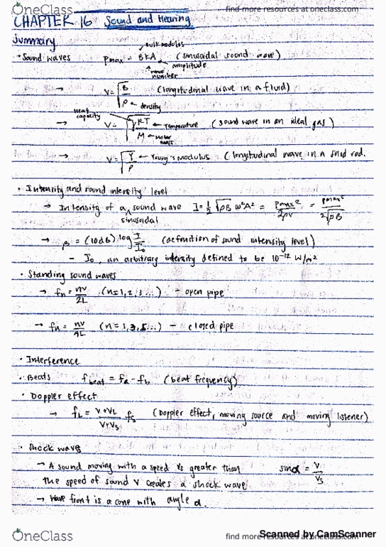PHYS 3 Chapter 16: Physics Textbook Notes Chapter 16 thumbnail