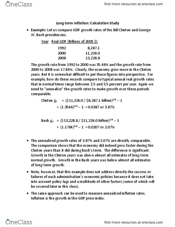 ECO 304L Chapter Unit 3: Ch 9-12, 16: Long-term Inflation- Calculation Study thumbnail