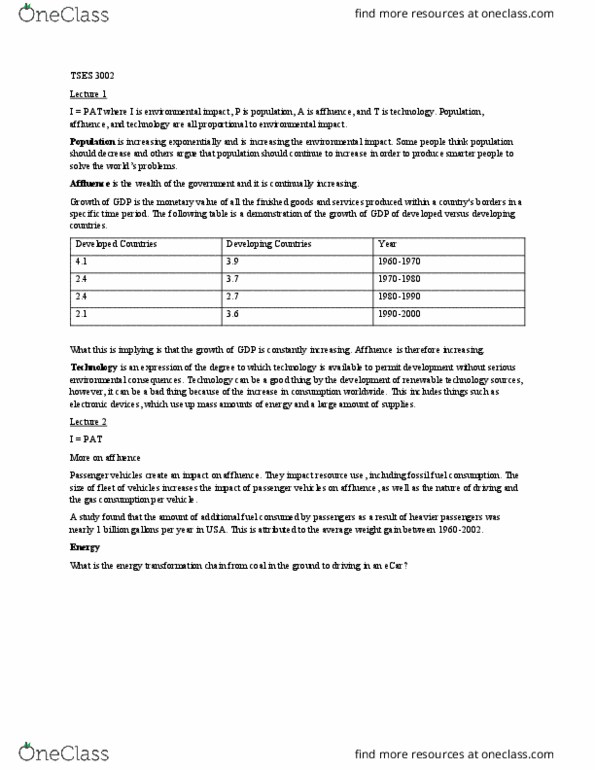 TSES 3002 Lecture Notes - Lecture 1: Permaculture, Garrett Hardin, Special Period thumbnail