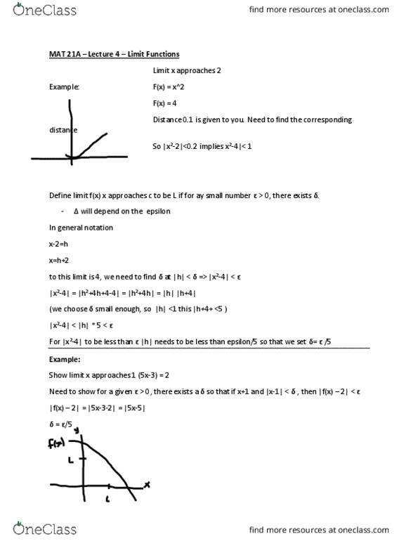 MAT 21A Lecture Notes - Lecture 4: Telephone Numbers In The United Kingdom thumbnail