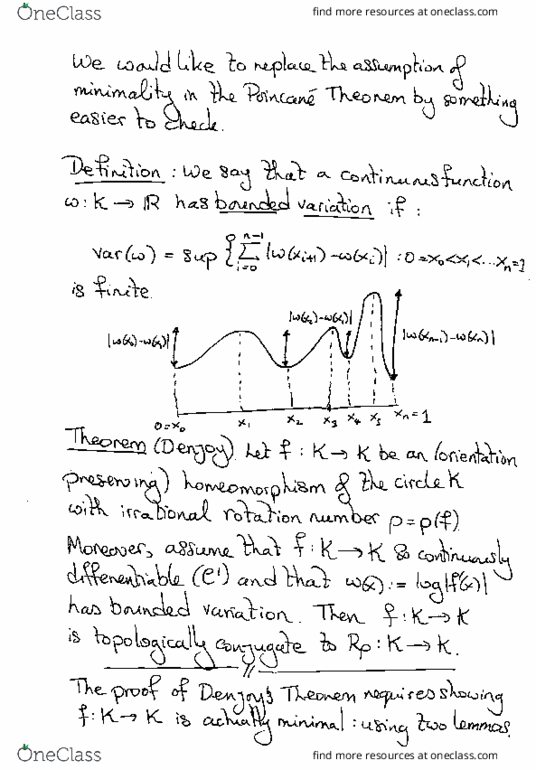ENGINEER 1C03 Lecture Notes - Lecture 6: Bounded Variation thumbnail