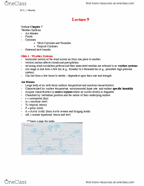 GEOG 1290 Lecture Notes - Lecture 9: Centrifugal Force, Atmospheric Circulation, Northern Hemisphere thumbnail