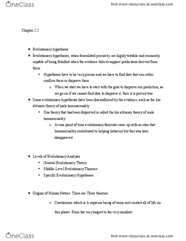 PSYCH-UA 25 Lecture Notes - Lecture 8: Umbilical Cord, Fetus, Ovulation thumbnail