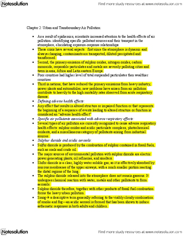 CIVTECH 3CS3 Chapter Notes - Chapter 2: Radon, Indoor Air Quality, Angina Pectoris thumbnail